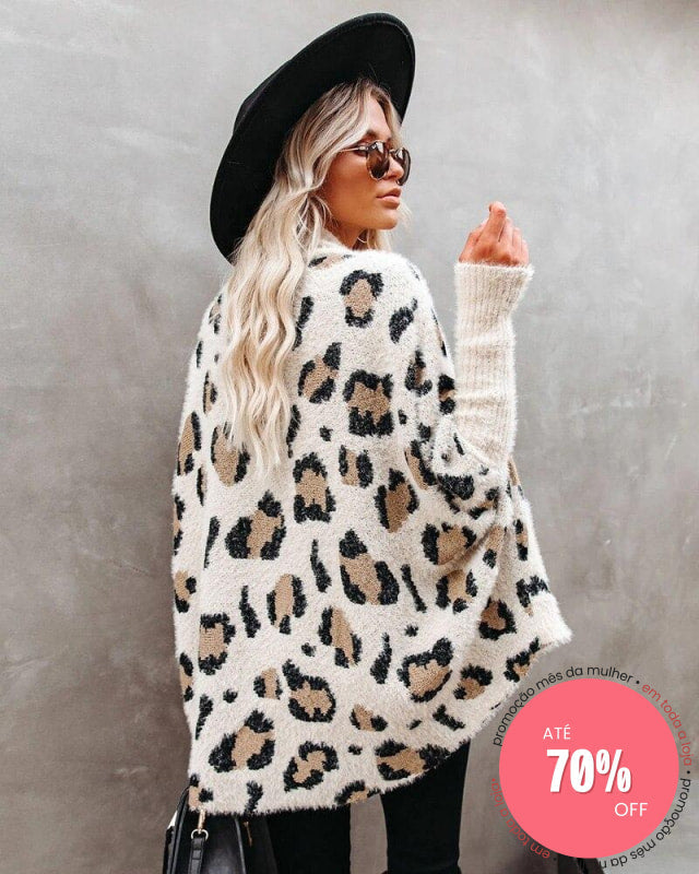 Cardigan Leopard