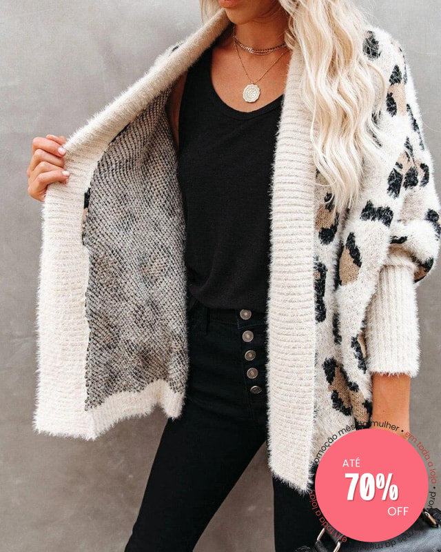 Cardigan Leopard