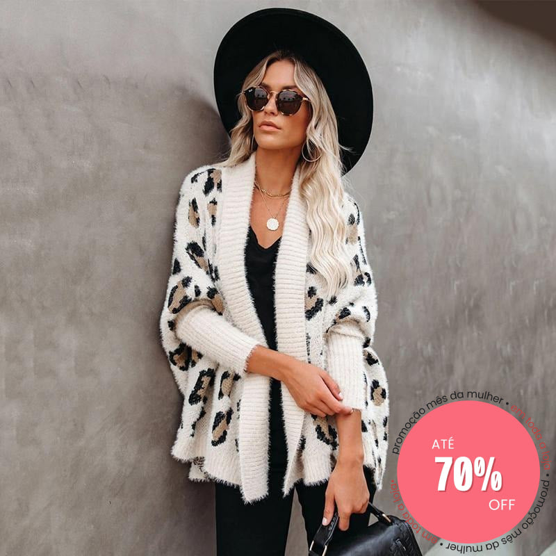 Cardigan Leopard